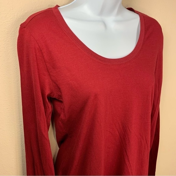 NEW Abound XXS Burgundy Red Long Sleeve Stretch 00 Casual - Picture 4 of 8